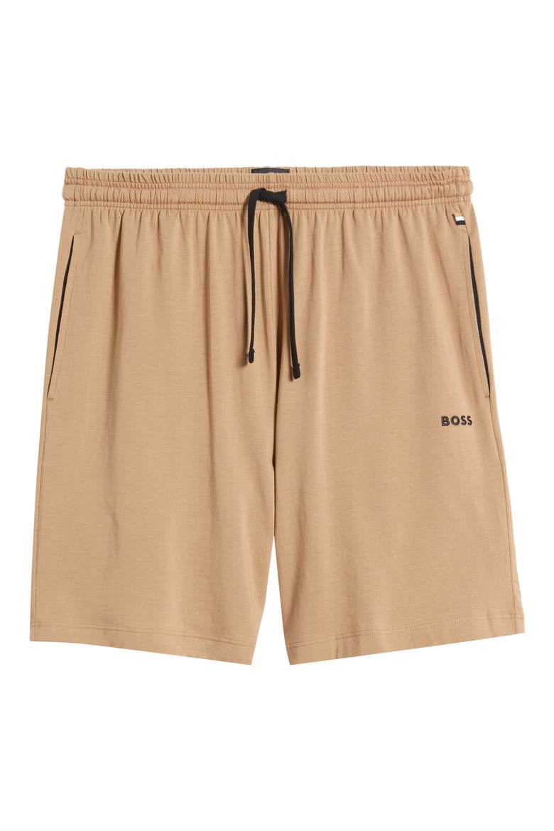 Knit Lounge Shorts, Alternate, color, MEDIUM BEIGE