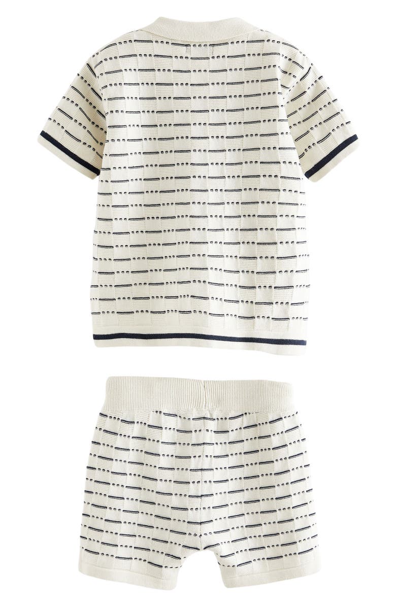 NEXT Kids' Cotton Button-Up Shirt & Shorts Set, Alternate, color, 