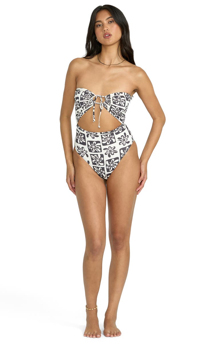 Billabong Ur a Legend Andrew Strapless Cutout One-Piece Swimsuit, Alternate, color,
