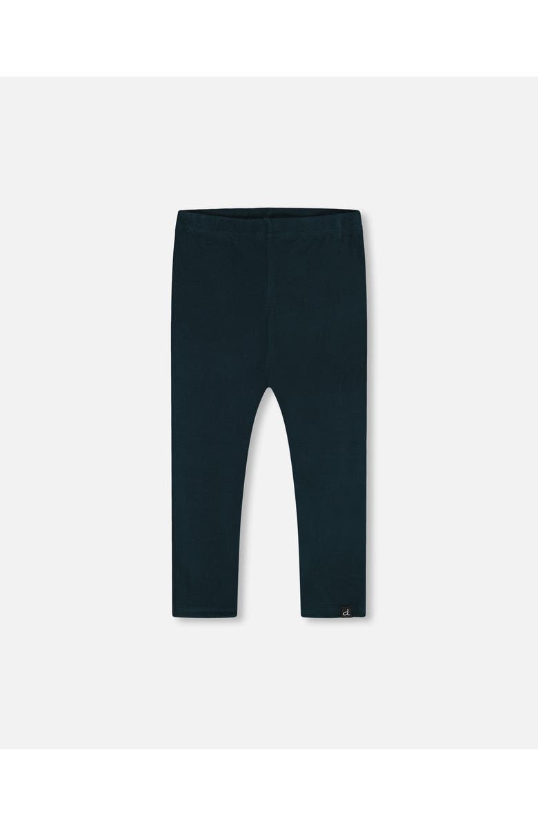 Deux par Deux Baby Girl's Rib Leggings Dark Emerald, Main, color,