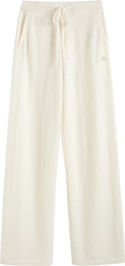 Pure Cashmere Wide Leg Pants