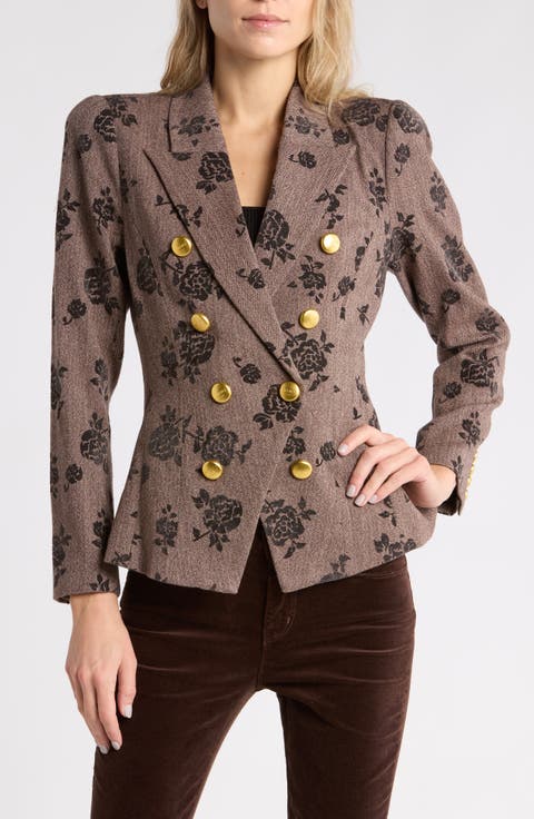 Bethany Structured Wool Blend Blazer