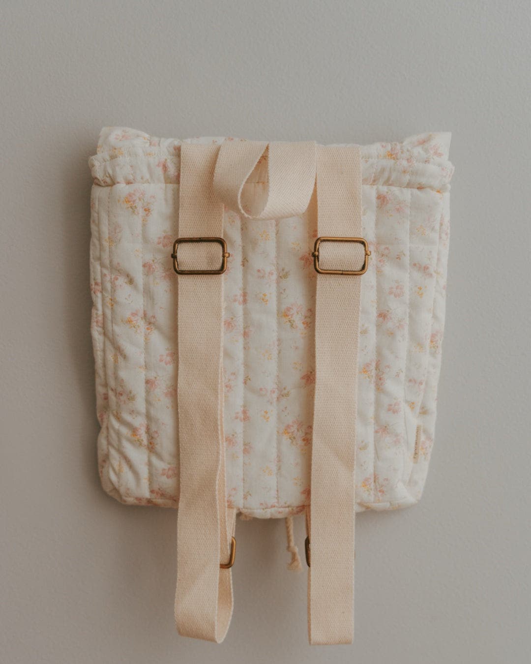 Eloise Quilted Backpack, Alternate, color, Vintage Rose