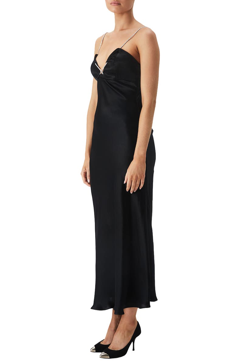 Bardot Lili Satin Slipdress, Alternate, color,