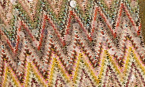 Ramy Brook Kiki Sequined Chevron Cardigan In Multi