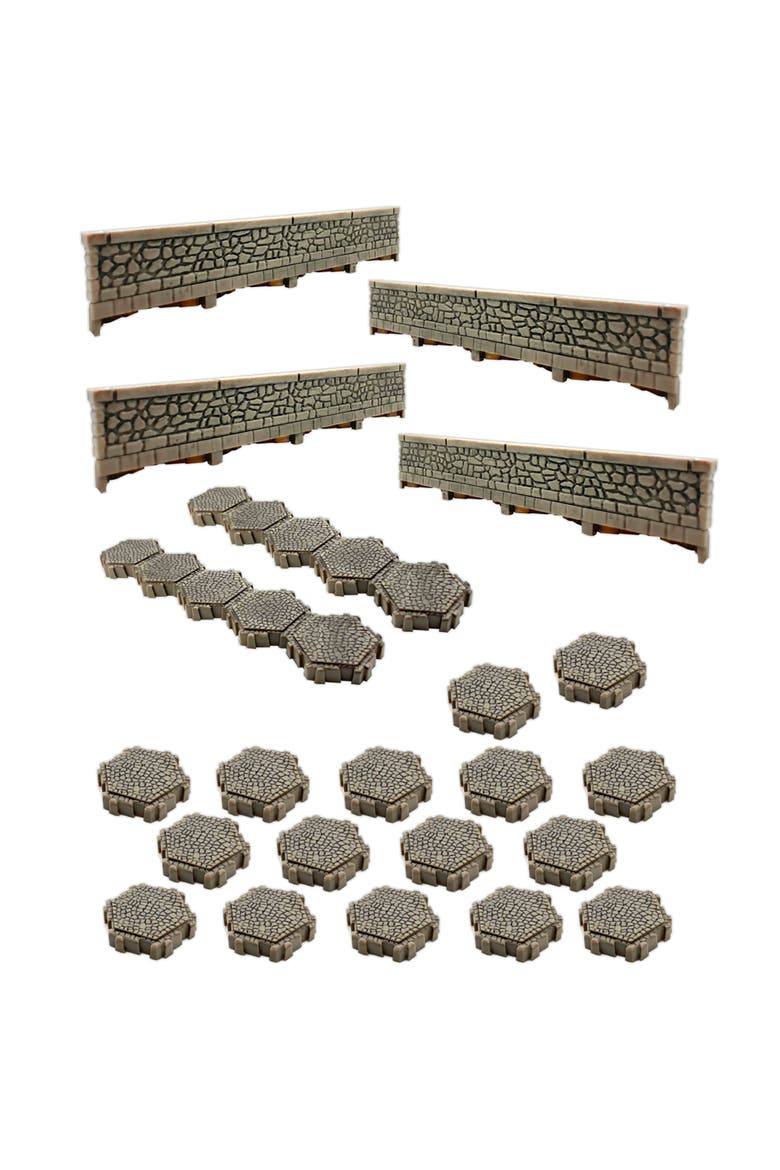 Heroscape Roads of Valhalla Terrain Expansion, Alternate, color, Multicolored