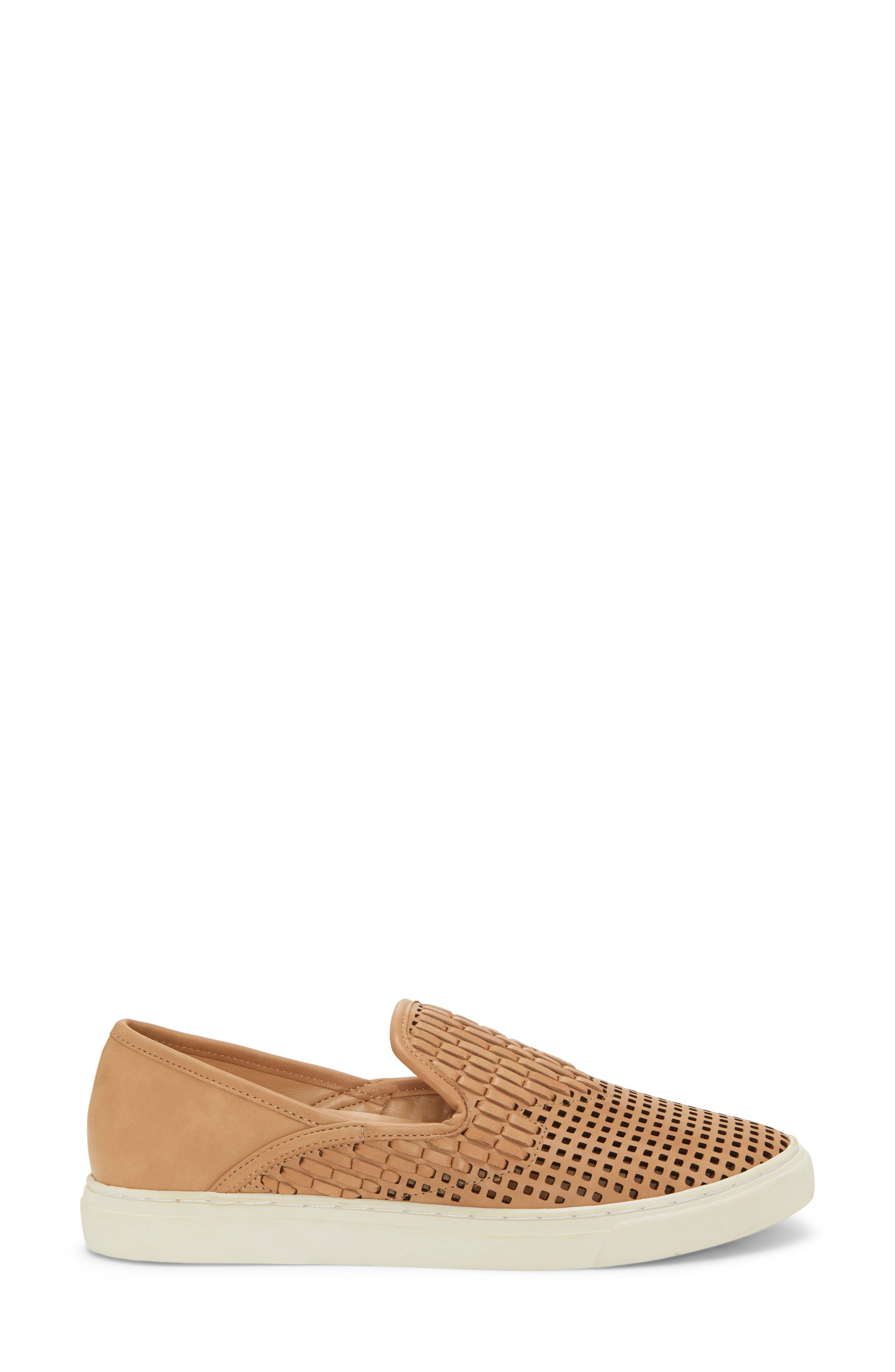 Bristie Sneaker, Alternate, color, NATURAL LEATHER