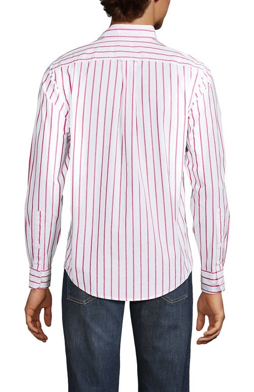 LANDS' END LANDS' END TRADITIONAL FIT ESSENTIAL LIGHTWEIGHT POPLIN SHIRT
