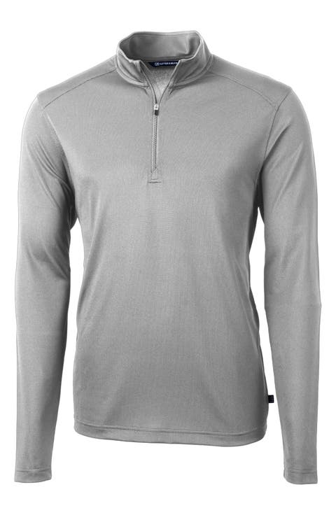 Virtue Piqué Recycled Blend Quarter Zip Pullover