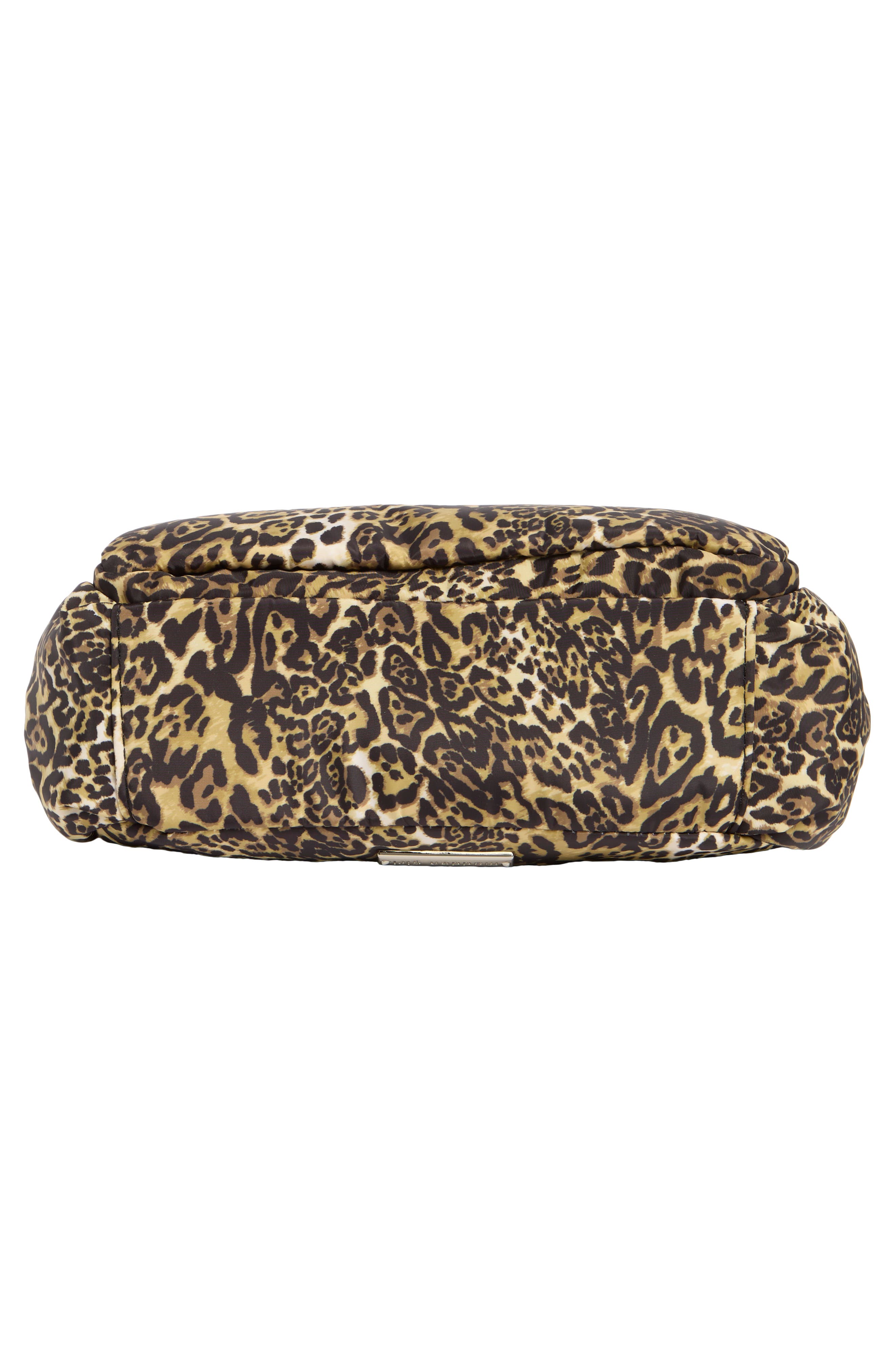 Madden Girl Nylon Camera Bag, Alternate, color, Leopard