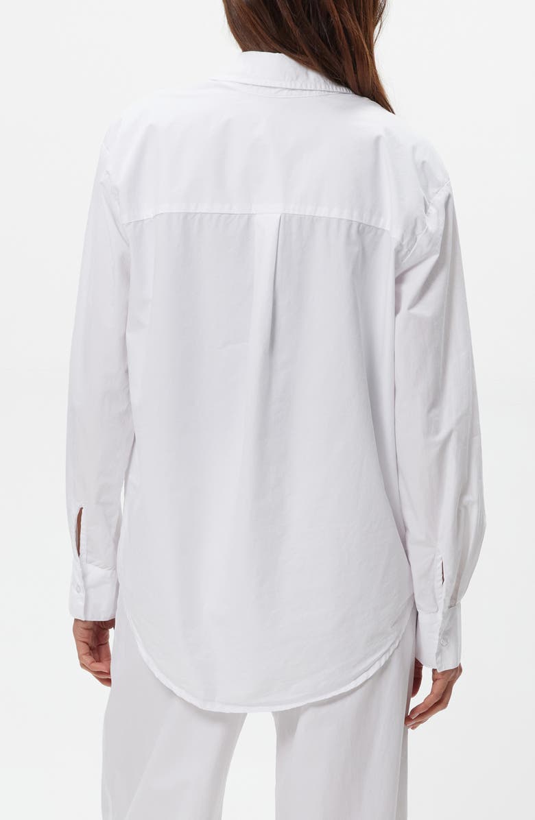 Michael Stars Carson Button Down Shirt, Alternate, color, White