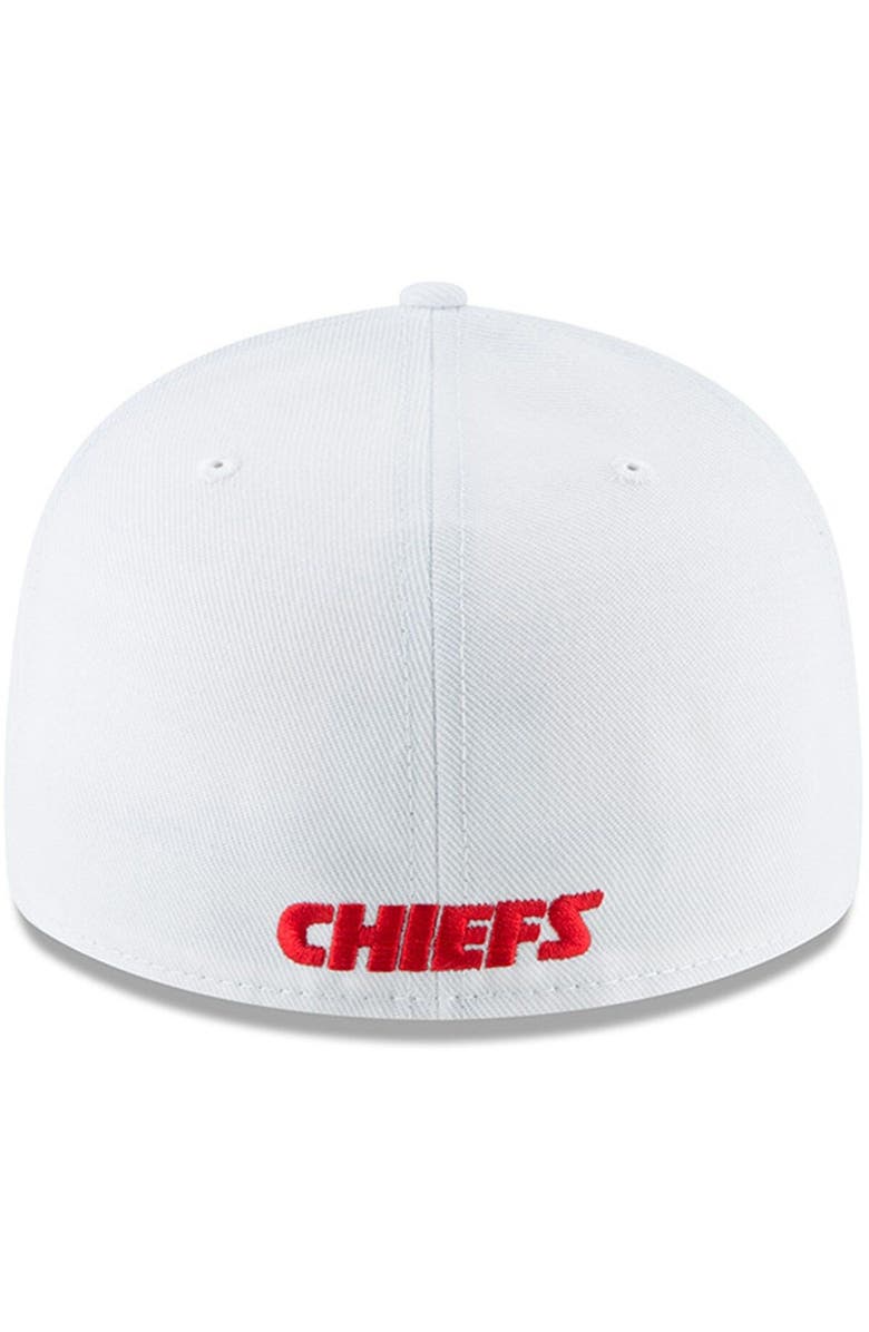 New Era Men's New Era White Kansas City Chiefs Omaha Low Profile 59FIFTY Fitted Hat, Alternate, color, White