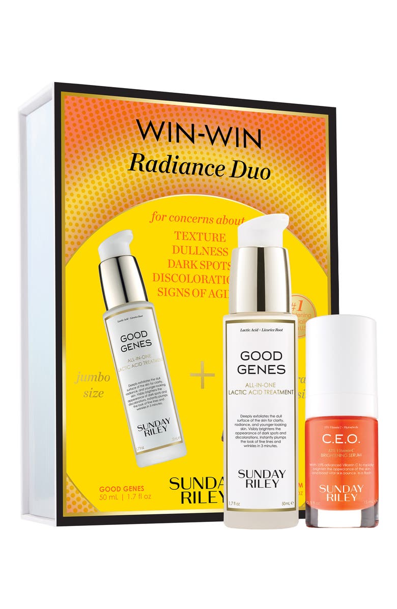 Sunday Riley Radiance Set (Nordstrom Exclusive) $165 Value, Main, color,