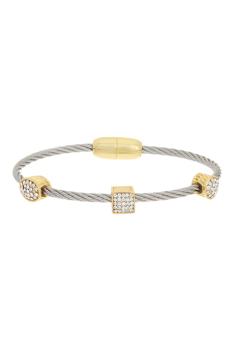 923 Cubic Zirconia Bangle, Main, color, NO COLOR