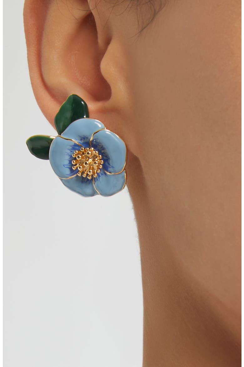 Flower Stud Earring, Alternate, color, MULTI-COLOR
