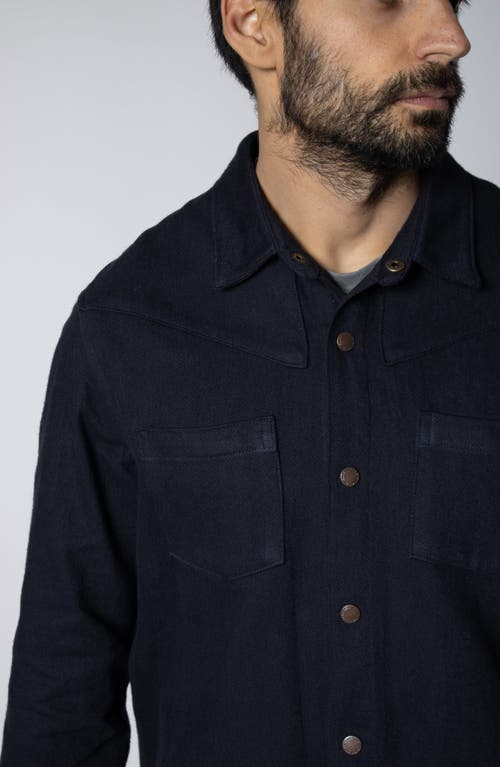 Leisure Lab Bronco Button Up In Blue