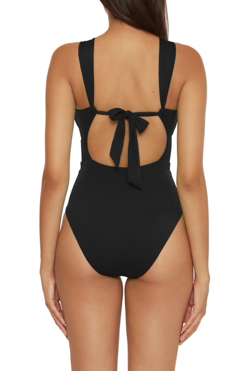 Becca Color Code Cutout One-Piece Swimsuit, Alternate, color, 