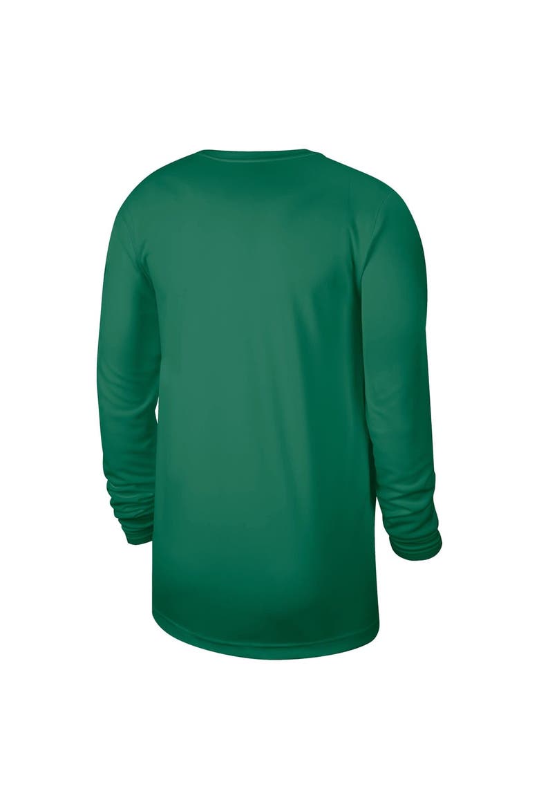 Men's Nike Kelly Green Boston Celtics 2025/26 On-Court Flare Dri-FIT Practice Long Sleeve Tri-Blend T-Shirt, Alternate, color, Kelly Green