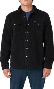 O'Neill Glacier Solid Superfleece Snap-Up Overshirt