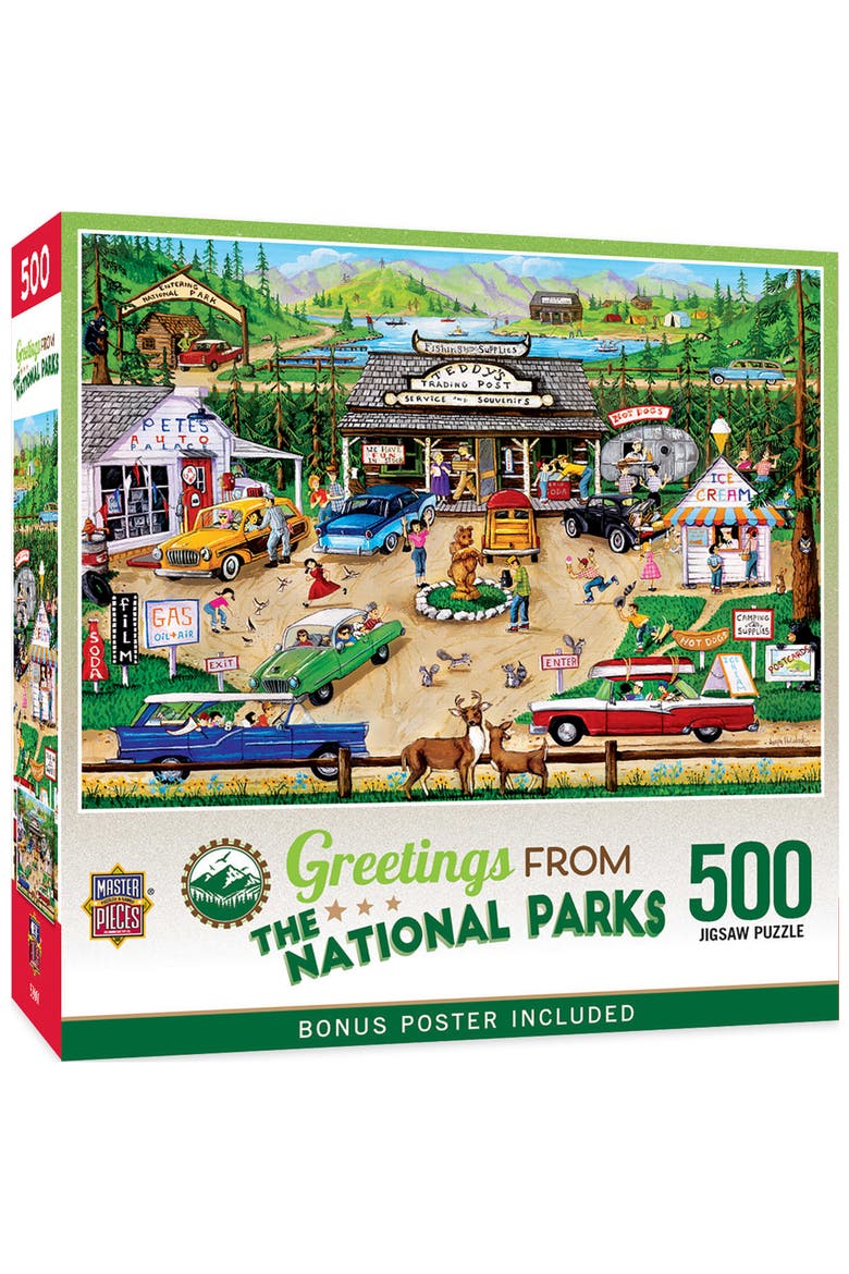 Greetings From National Parks 500 Puzzle, Main, color, Multicolor