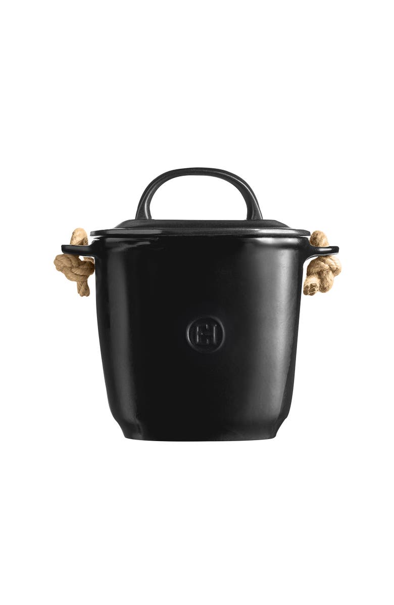 Emile Henry Compost Bin, Alternate, color, Truffle