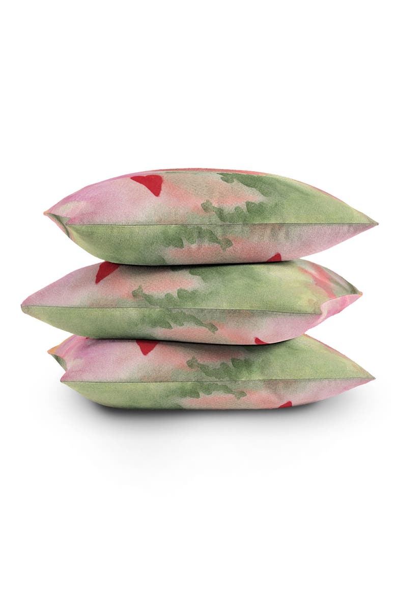 All My Loving Throw Pillow, Alternate, color, PINK
