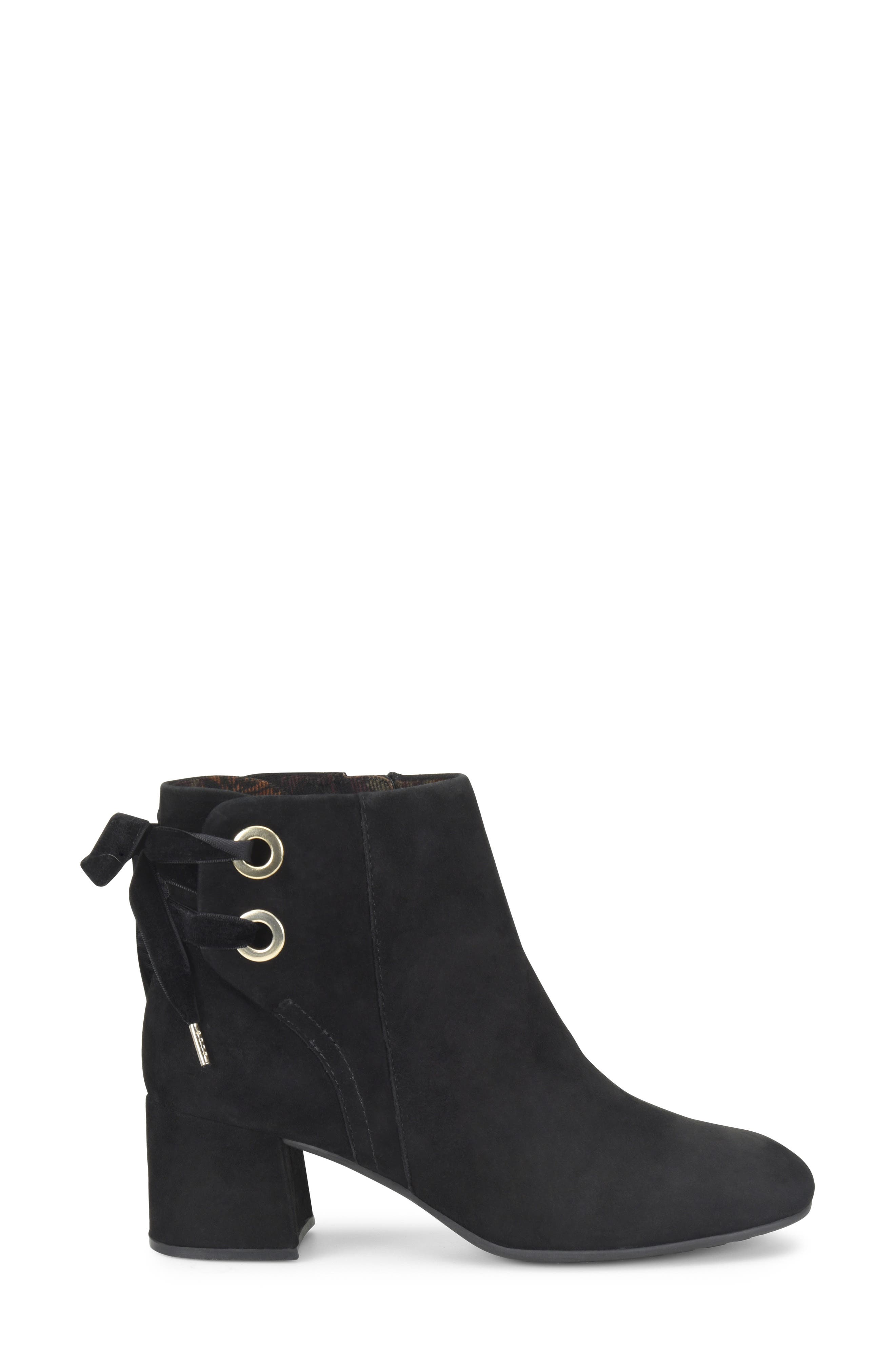 Lloy Bootie, Alternate, color, BLACK SUEDE
