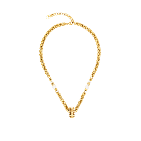 Structure Necklace Gold