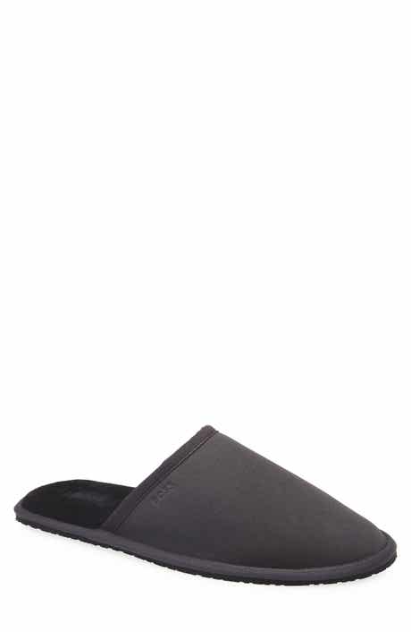 BOSS Faux Fur Lined Scuff Slipper