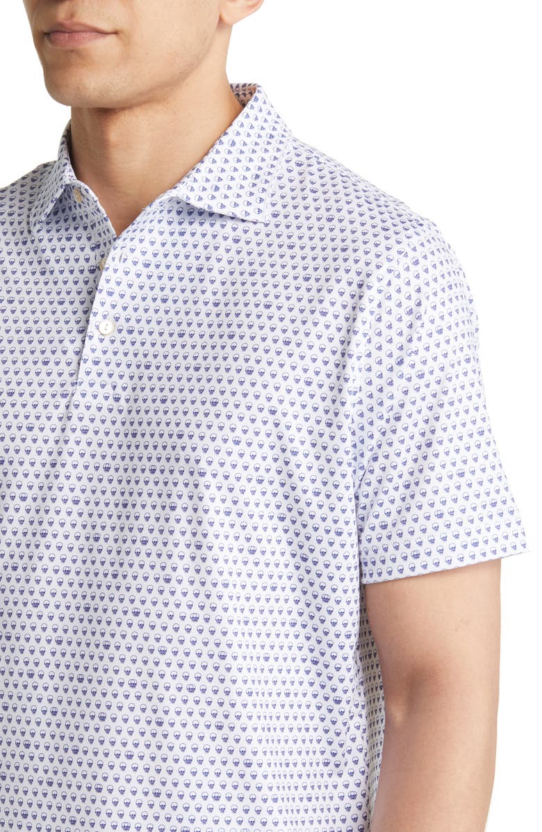 Peter Millar Seeing Double Performance Jersey Polo, Alternate, color, 