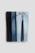 H&M 3-pack Comfort Stretch Slim Fit Jeans