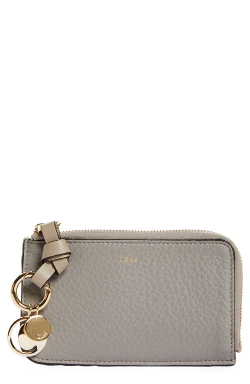 Chloé Alphabet Zip Leather Card Holder