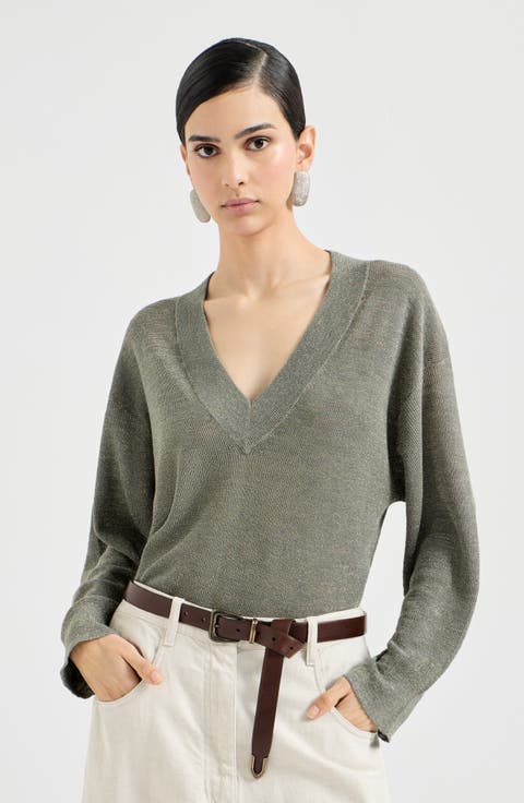 Linen sweater