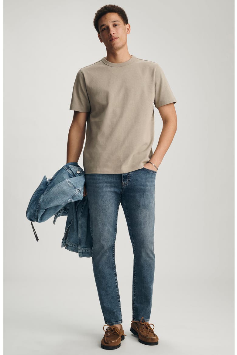 Tan Cotton Crewneck T-Shirt, Alternate, color, SENECA ROCK