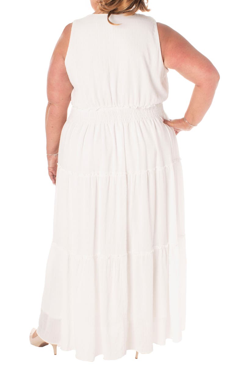 Taylor Dresses Tiered Jersey Dress, Alternate, color,