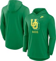 Nike Men's Nike Green Oregon Ducks Legacy Tri-Blend Dri-FIT Long Sleeve Hoodie T-Shirt