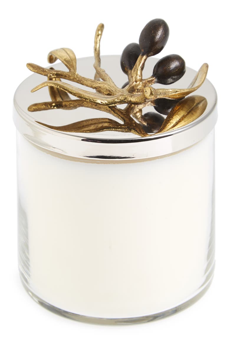 'Olive Branch' Soy Wax Candle, Main, color, NO COLOR