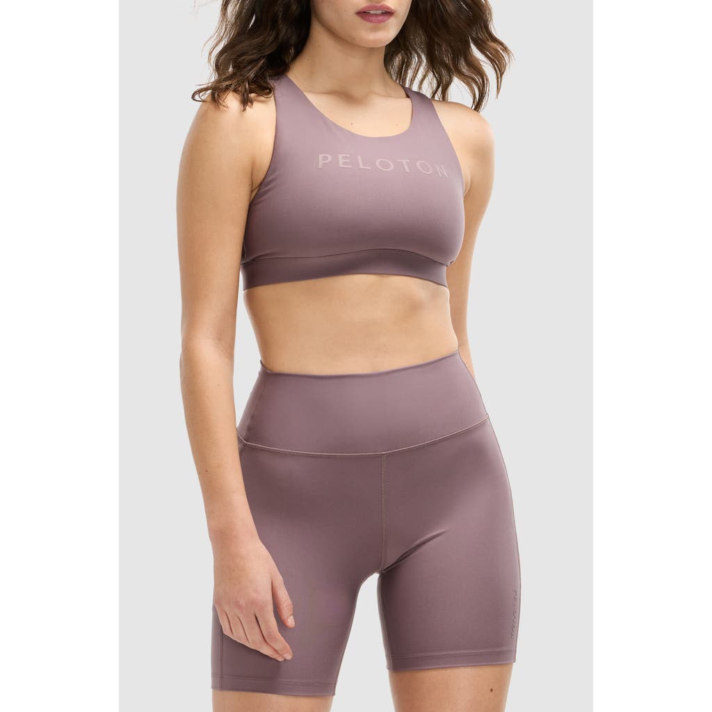 Peloton Cadent Mid Neck V Strap Bra In Sparrow