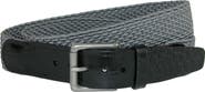 CrookhornDavis Men's Hampton Stretch Belt with Croc Print Tabs