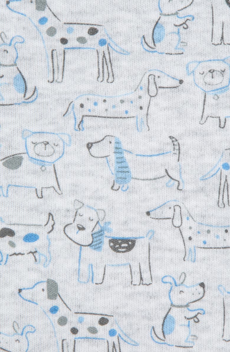 Little Me Hooded Waffle Knit Bodysuit & Pants, Alternate, color, 