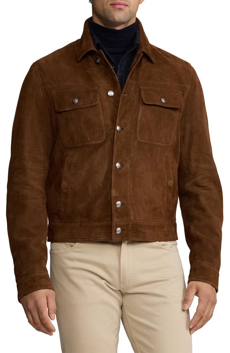 73希少 Ralph Lauren スエードトラッカージャケット 2nd 73希少 Ralph Lauren スエードトラッカージャケット 2nd 80's〜90's