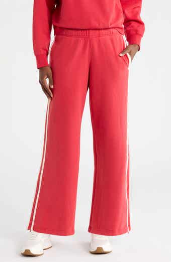 Cloud 9 Side Stripe Wide Leg Sweatpants
