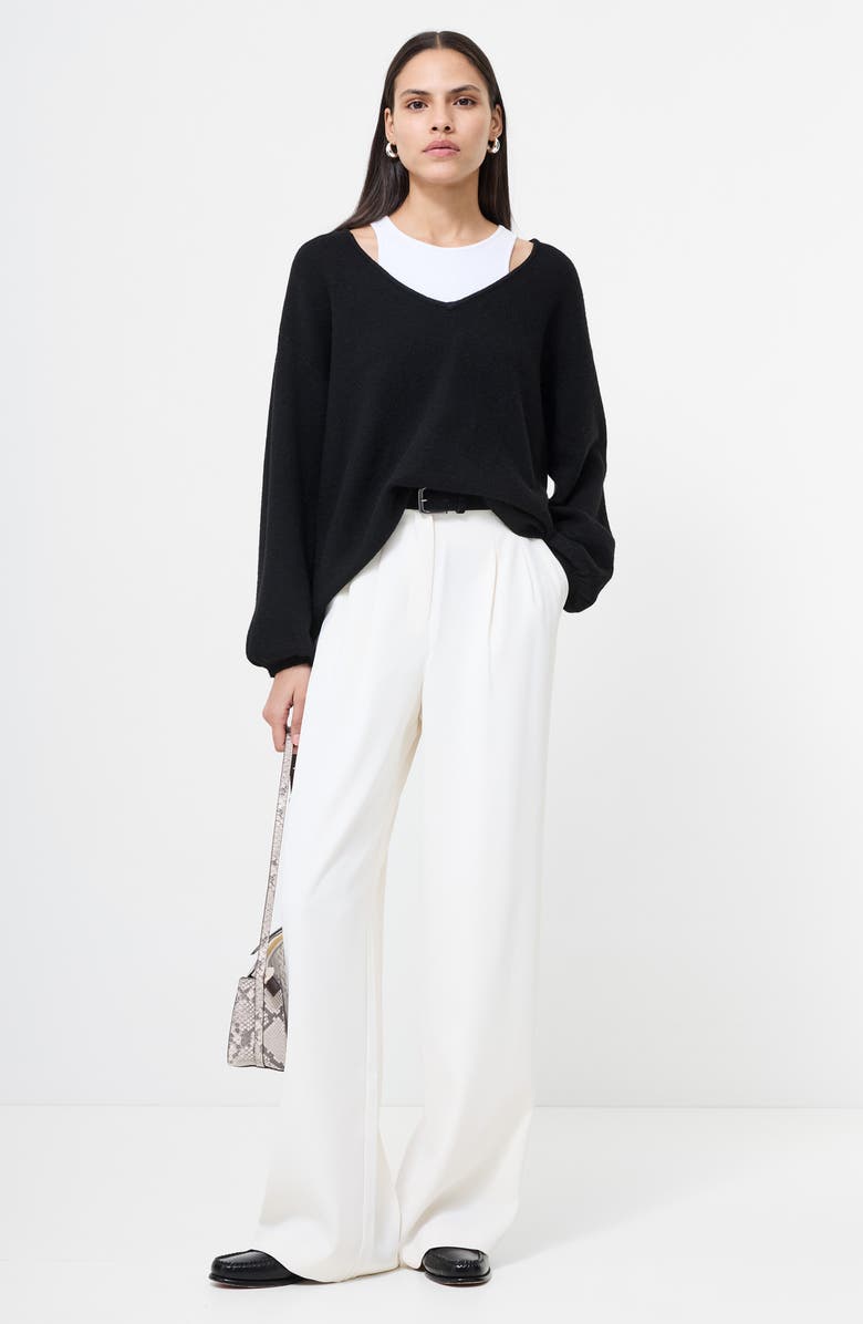 French Connection Vhari V-Neck Pullover Sweater, Alternate, color, 