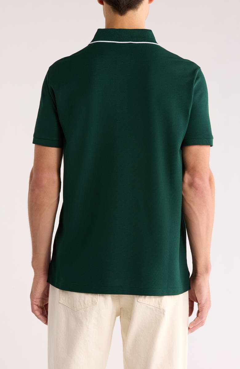 Ralph Lauren Purple Label Embroidered Cotton Piqué Polo, Alternate, color, Moss Agate