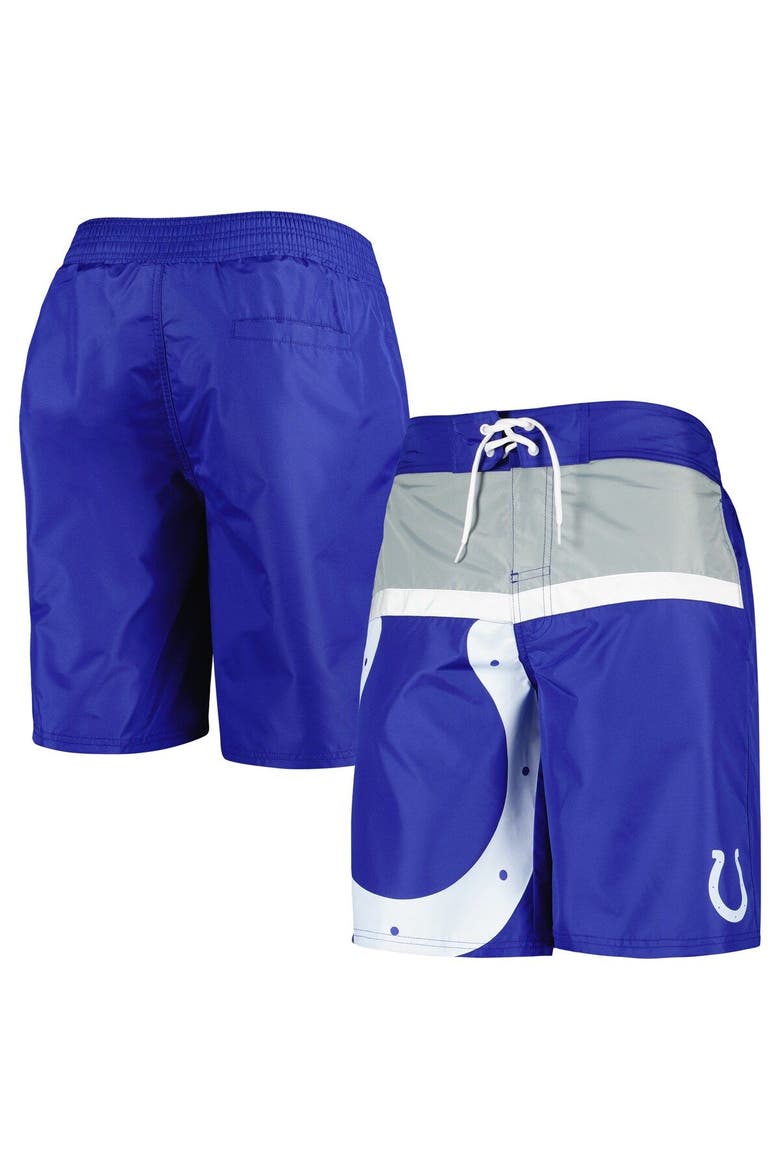 Men's G-III Sports by Carl Banks Royal Indianapolis Colts Sea Wind Swim Trunks, Main, color, Royal
