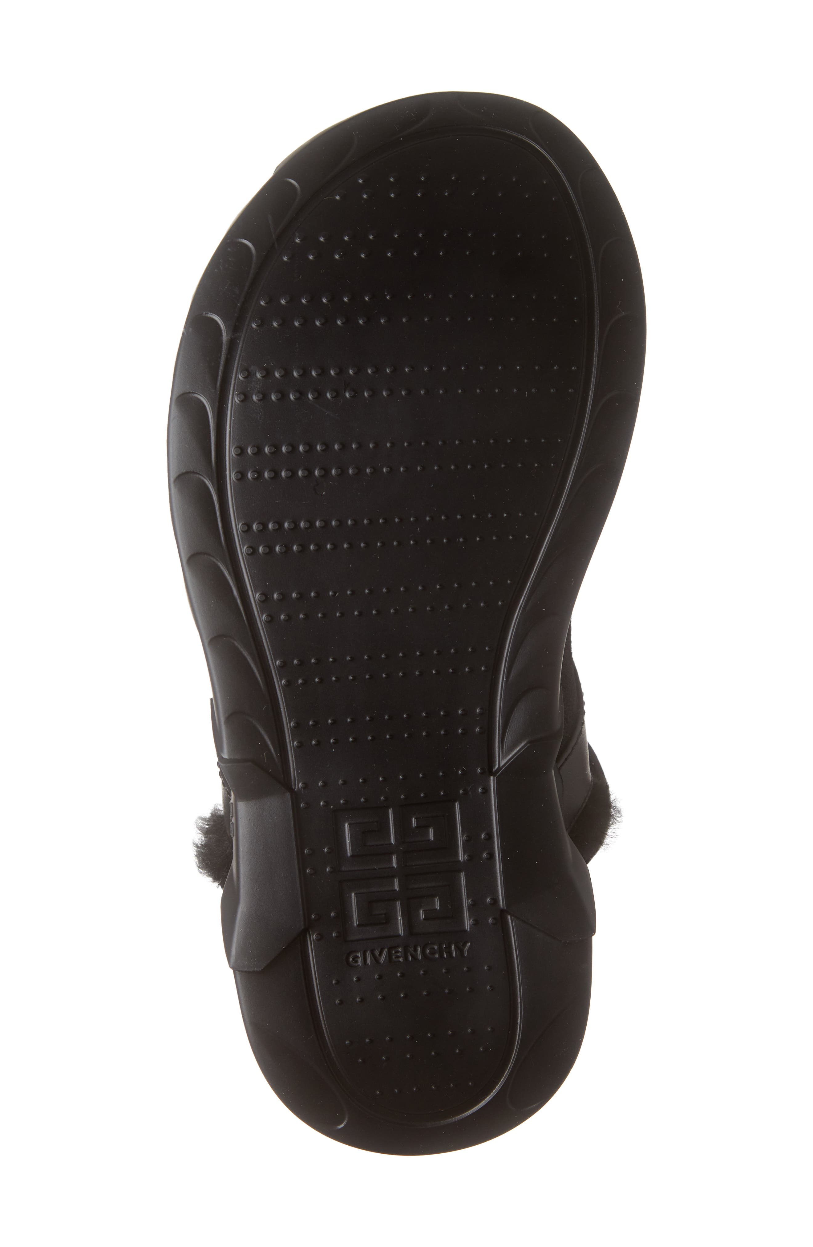 Marshmallow Genuine Shearling Lined Clog, Alternate, color, BLACK