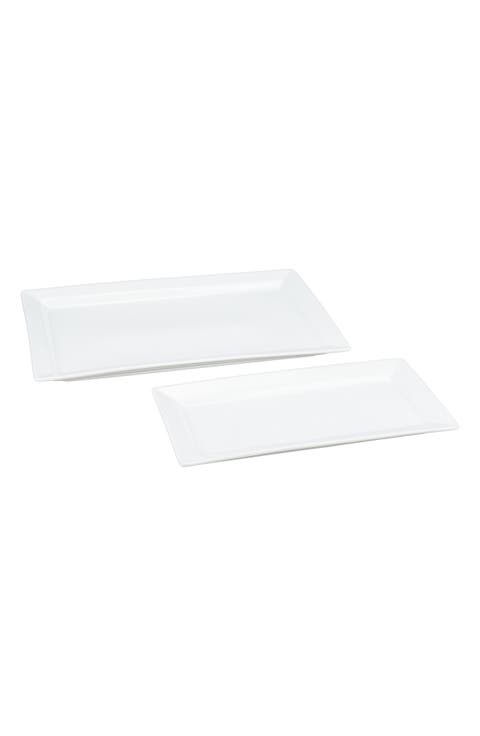 Set of 2 Rectangular Platters