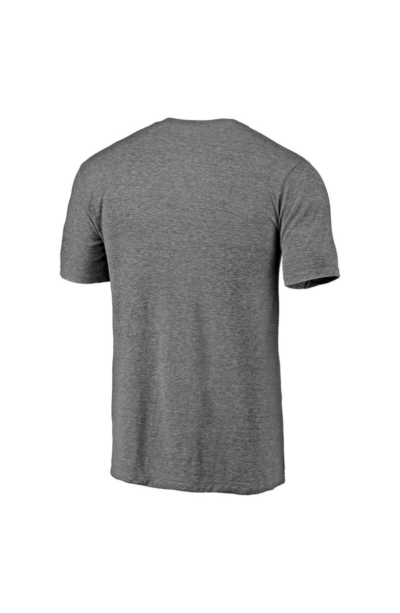 Fanatics MTO Label Men's  Heather Gray Hockey Canada Drop the Gloves Tri-Blend T-Shirt, Alternate, color, Heather Gray