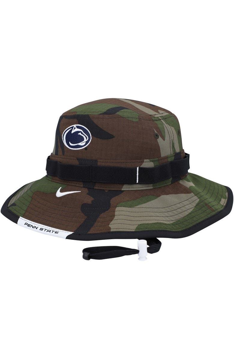 Nike Men's Nike Camo Penn State Nittany Lions Boonie Performance Bucket Hat, Alternate, color,