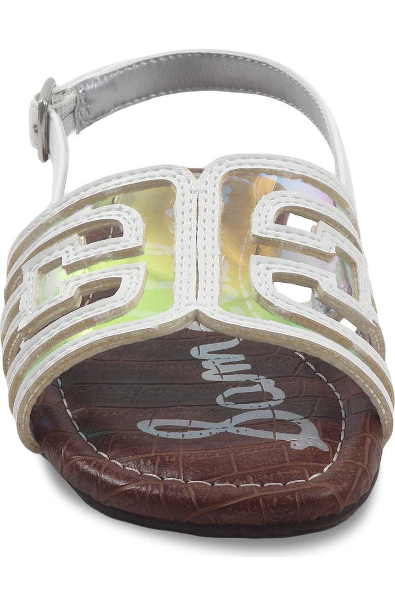 Sam Edelman Kids' Bella Slingy Sandal, Alternate, color, White